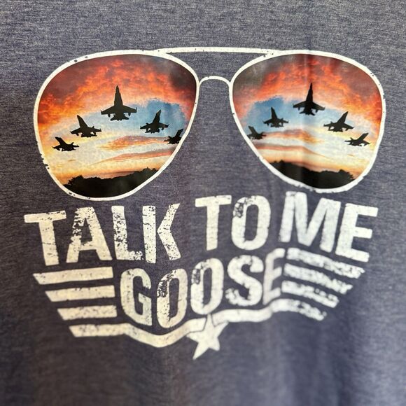 Unbranded Other - Talk To Me Goose, Top Gun Movie T-Shirt Blue Size XL